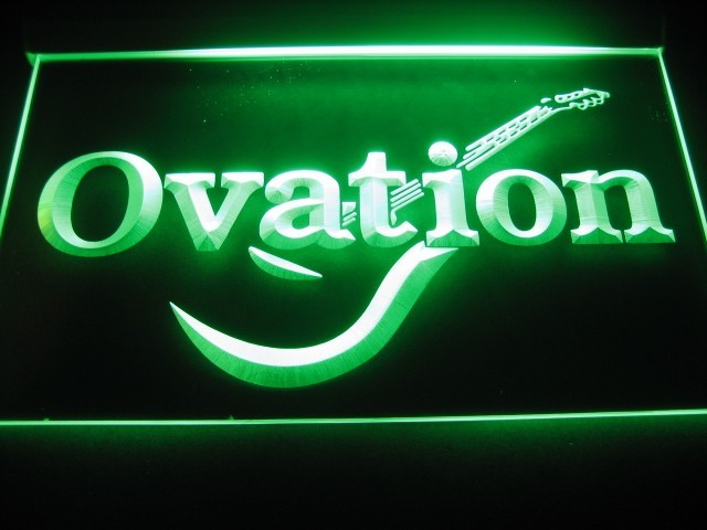 Ovation Logo Beer Bar Pub Store Neon Light Sign